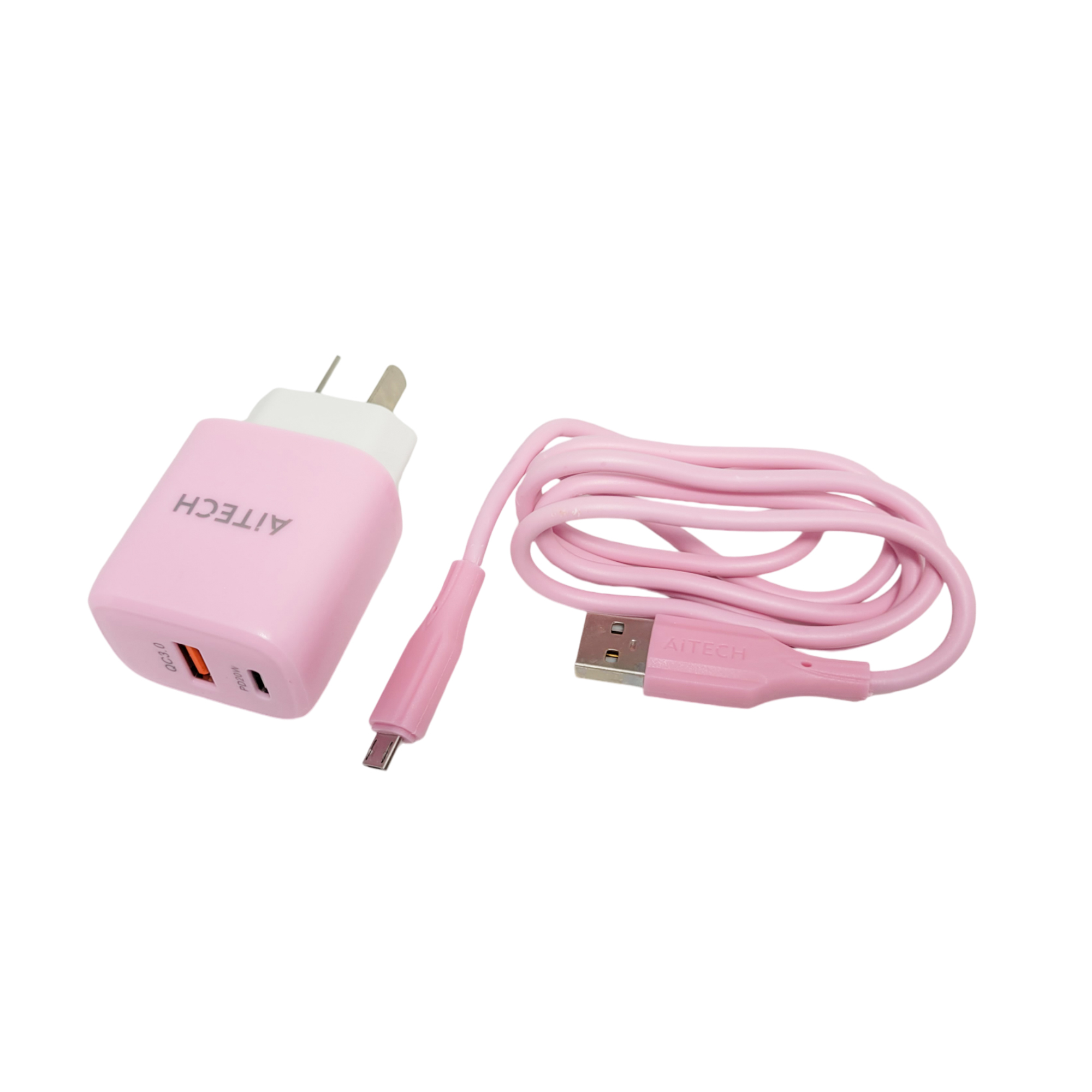 Cargador De Coche USB Para Archos Core 62S - Voltaje 12V-24V, Color Rosa, Carga Rápida