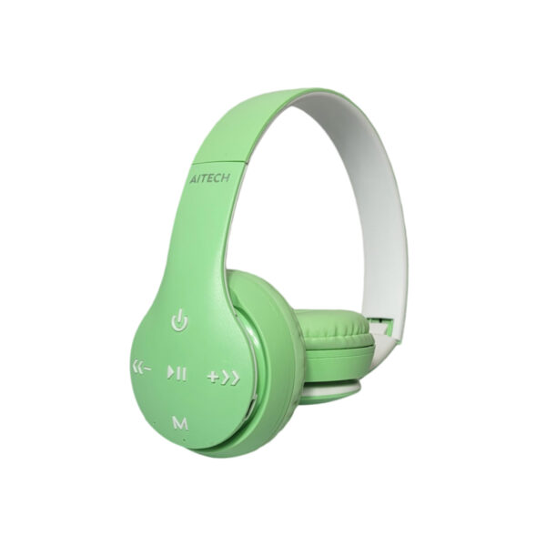 Auricular Aitech AI-93 Inalámbrico C/Micro Verde - Imagen 3