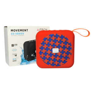Parlante Aitech Ait-505 Movement Go Series Portable 3W Rojo y Azul