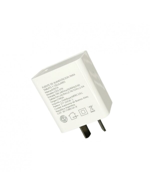 Cabezal Cargador De Pared Aitech Cdq-079 Tipo C 25w Fast Charge - Imagen 2