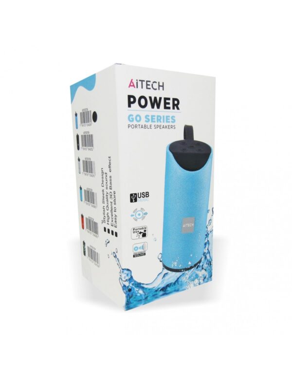 Parlante Aitech Ait-113 5Wx2 Power Go Series Portable Negro - Imagen 6