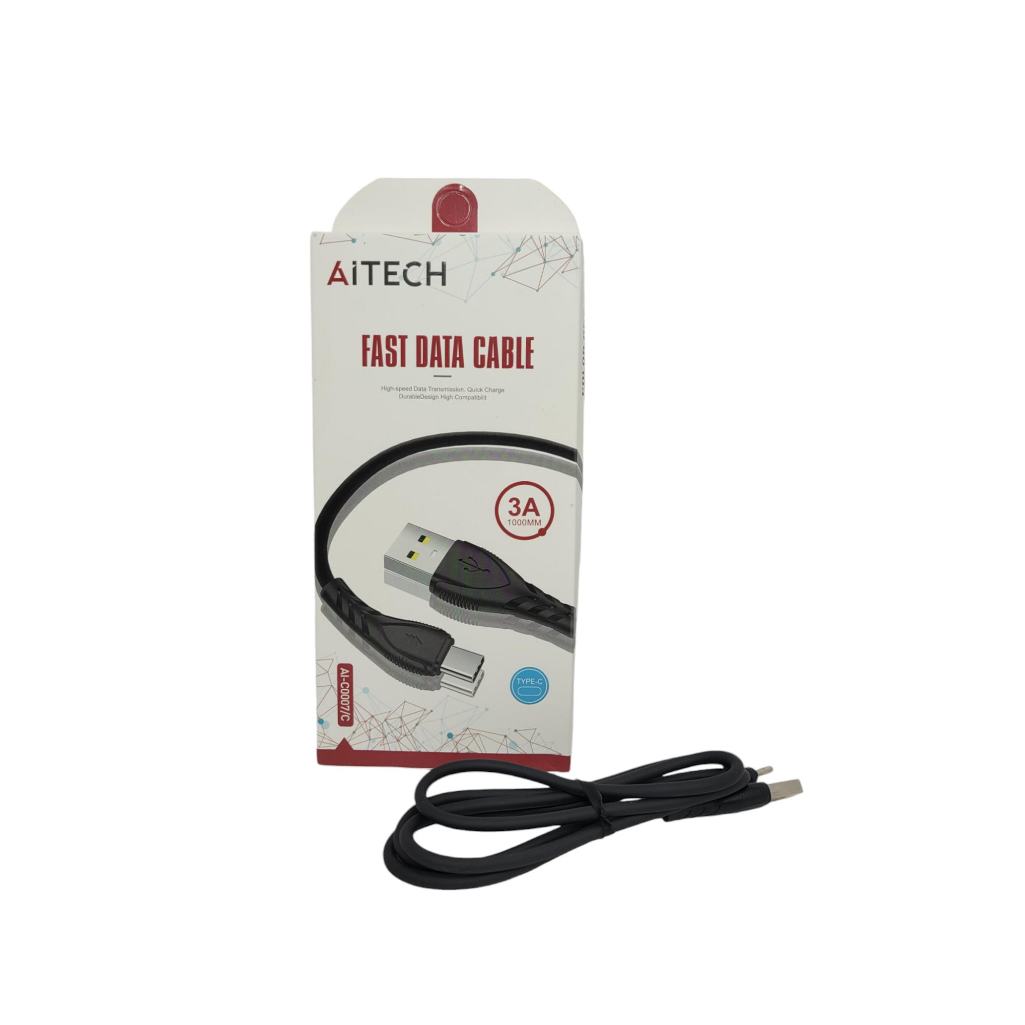 Cable Usb Aitech Pvc Ai-C0007 3A Tipo C - Imagen 2