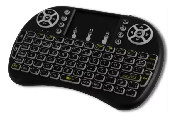 Mini Teclado Inalambrico Aitech Azul/Rojo/Verde - Imagen 2