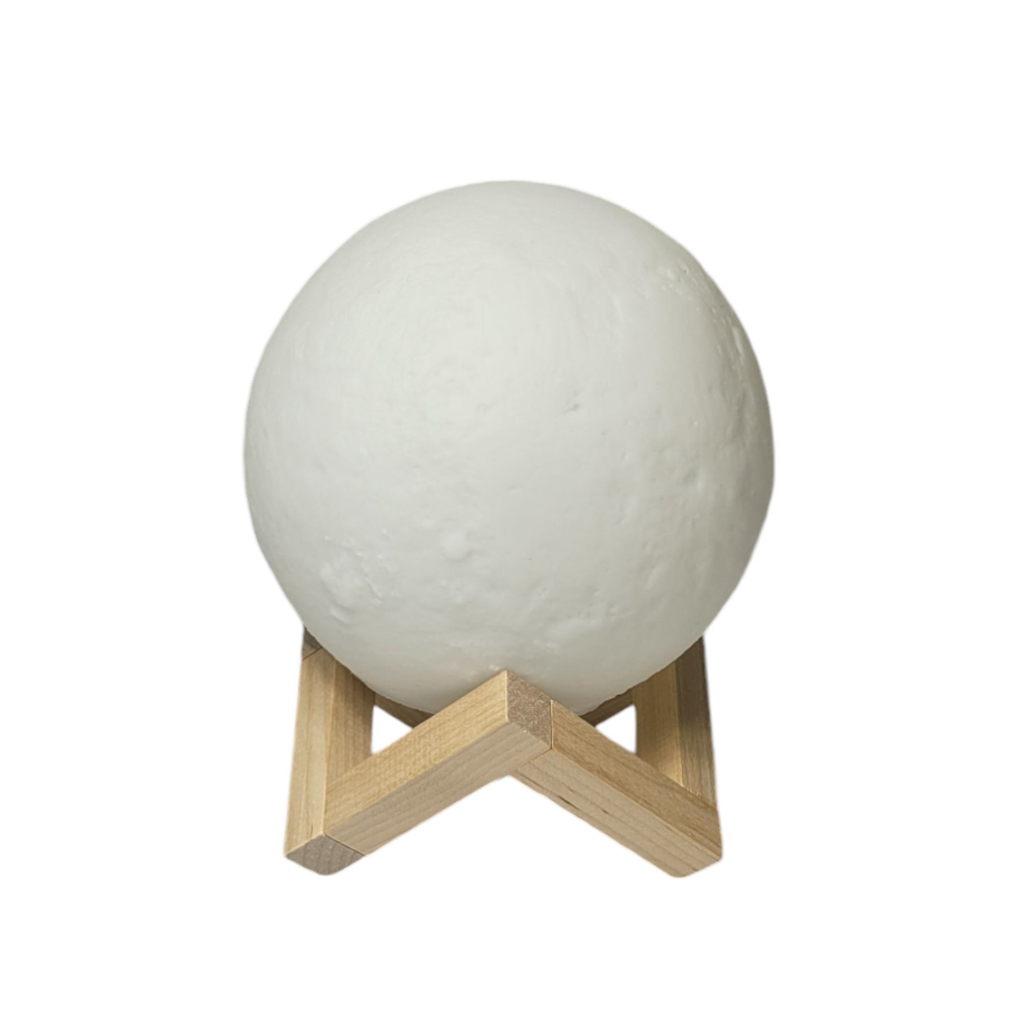 Velador Luna Llena 3D 15Cm Lámpara LED RGB Táctil - Imagen 2