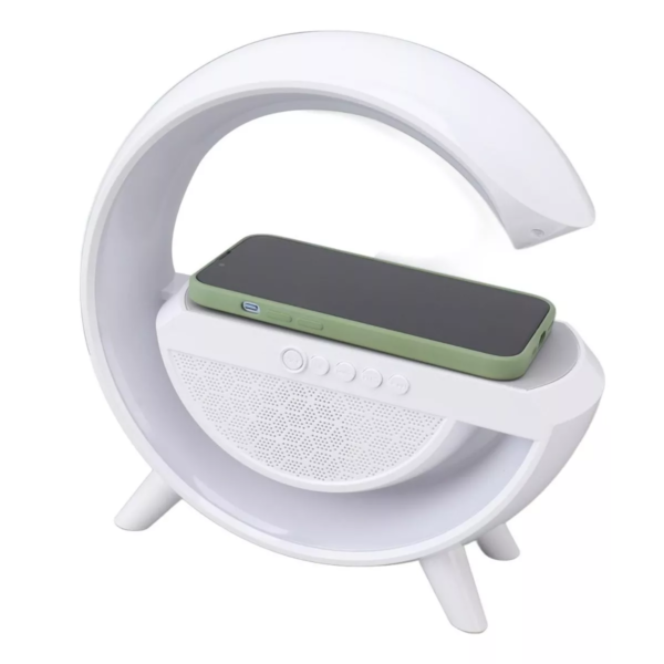 Parlante Bluetooth Con Luces Y Carga Inalámbrica Seisa BT2301 - Imagen 2
