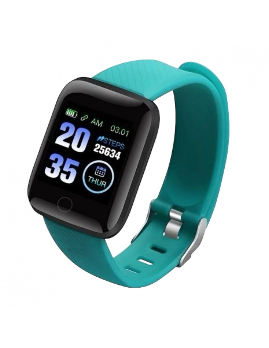 Smart Watch Bracelet Id116 Multifunción 1.44 Pulg. Celeste
