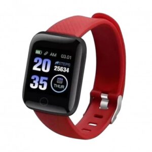 Smart Watch Bracelet Id116 Multifunción 1.44 Pulg. Rojo