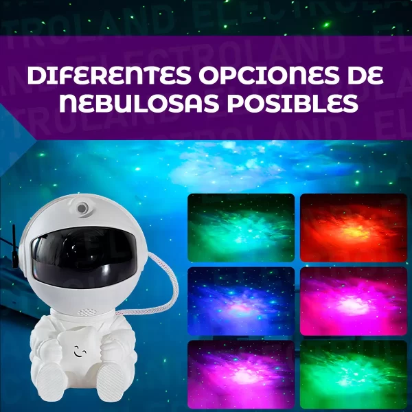 Proyector Astronauta Cafini CN-E7834 Con Control Remoto - Imagen 8