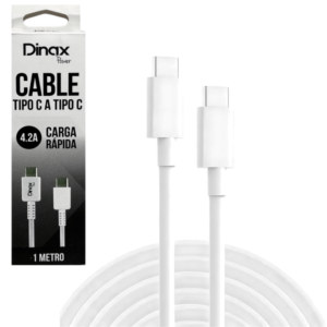 Cable Tipo C a Tipo C 4.2A Carga Rápida Dinax
