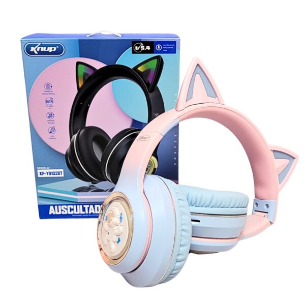 Auriculares De Gatito Knup - Imagen 14