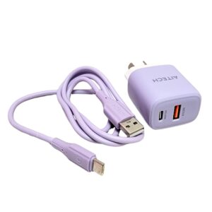 Cargador de Pared Aitech 2 USB QC3.0 Tipo C