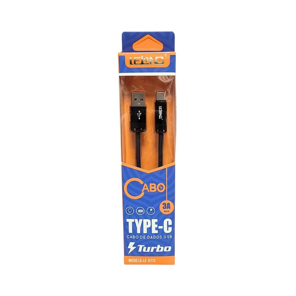 Cable USB a Tipo C 3A Lelong LE-677C – Macbel