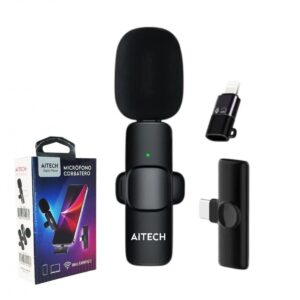 Micrófono Corbatero Aitech Inalámbrico Tipo C