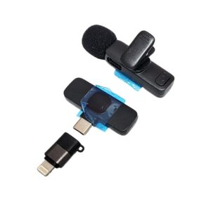 Micrófono Corbatero Inalámbrico K8 Tipo C + Iphone