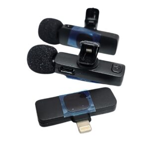 Micrófono Corbatero Inalámbrico K9 Ficha Iphone