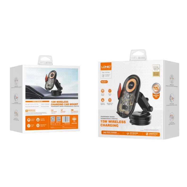 Soporte de Auto + Cargador LDNIO MA30-1 - Imagen 3