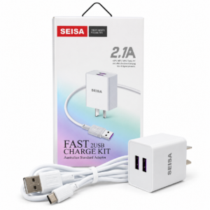 Cargador Seisa + Cable Tipo C 2.1