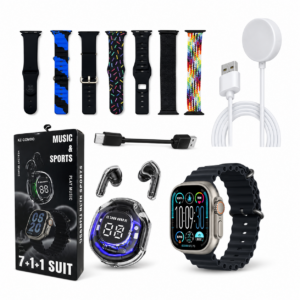 Kit Auricular + Smartwatch con 7 Correas